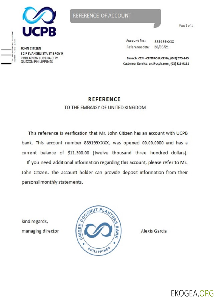 Philippines , UCPB , référence